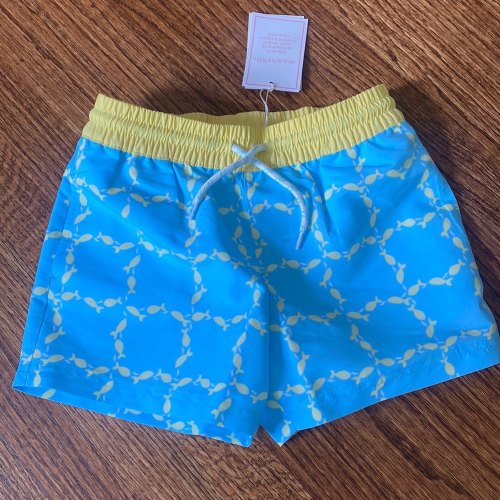 The Beaufort Bonnet Company Boys Swim Trunks; NWT; Size 5